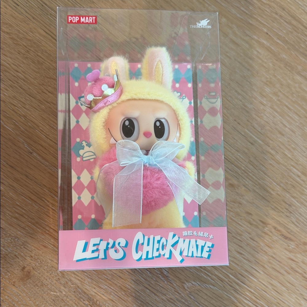 Authentic POP MART Let's Checkmate The Monsters Labubu Figure  - NEW in Box